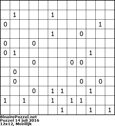 Binaire Puzzel