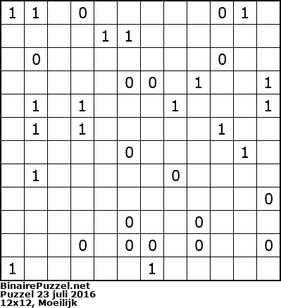 Binaire Puzzel
