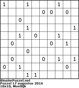 Binaire Puzzel