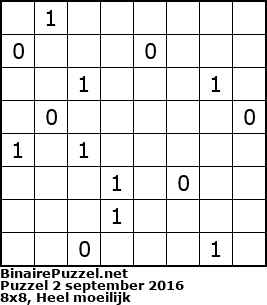 Binaire Puzzel