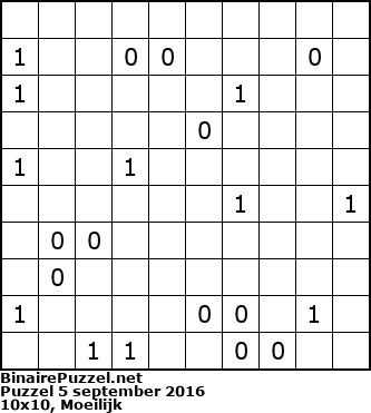 Binaire Puzzel