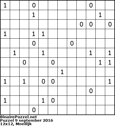Binaire Puzzel