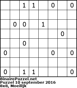 Binaire Puzzel