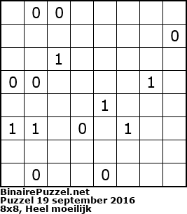 Binaire Puzzel
