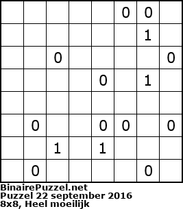 Binaire Puzzel