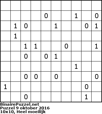 Binaire Puzzel