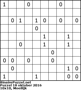 Binaire Puzzel