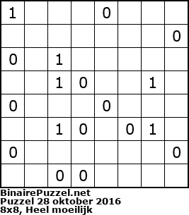 Binaire Puzzel