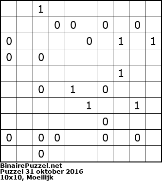 Binaire Puzzel