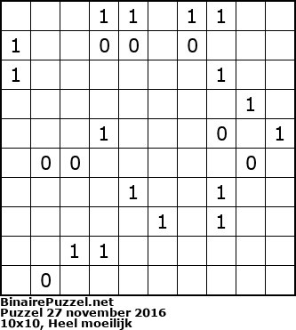 Binaire Puzzel