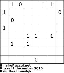 Binaire Puzzel