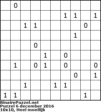 Binaire Puzzel