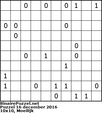 Binaire Puzzel