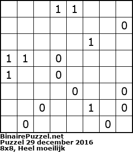 Binaire Puzzel
