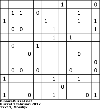 Binaire Puzzel
