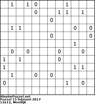 Binaire Puzzel