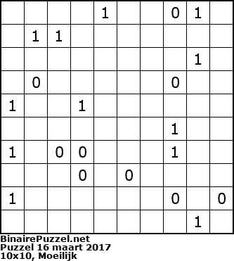 Binaire Puzzel