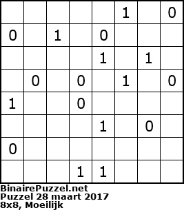 Binaire Puzzel