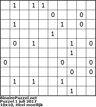 Binaire Puzzel