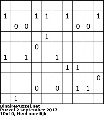 Binaire Puzzel