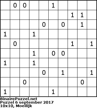 Binaire Puzzel