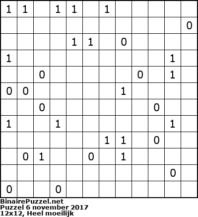 Binaire Puzzel