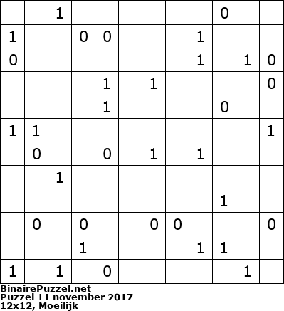 Binaire Puzzel