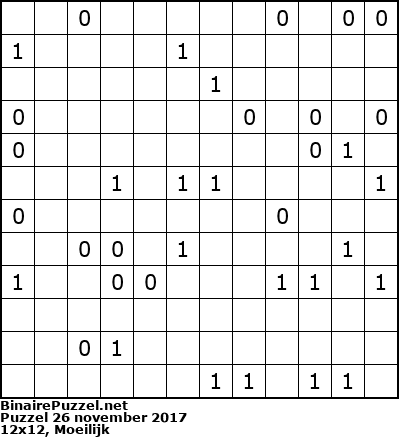 Binaire Puzzel