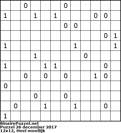 Binaire Puzzel