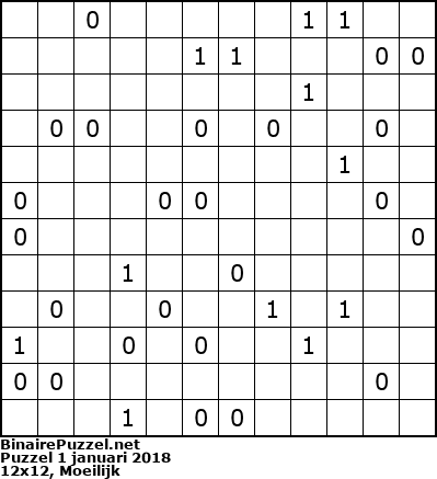 Binaire Puzzel
