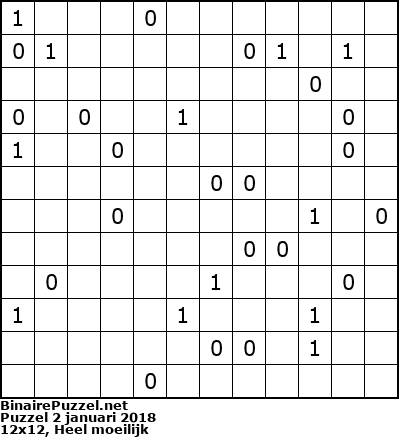 Binaire Puzzel