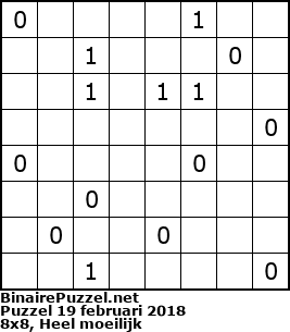 Binaire Puzzel