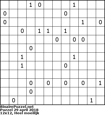 Binaire Puzzel