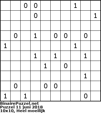 Binaire Puzzel
