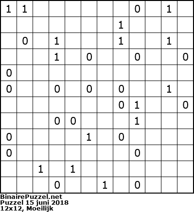 Binaire Puzzel