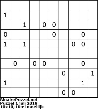 Binaire Puzzel