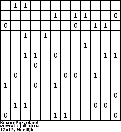 Binaire Puzzel
