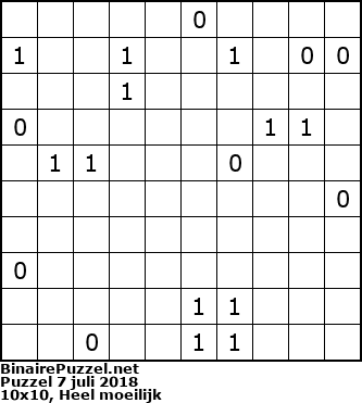 Binaire Puzzel