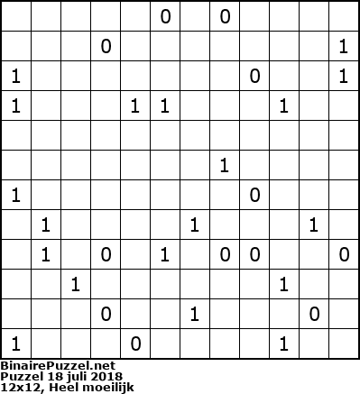 Binaire Puzzel
