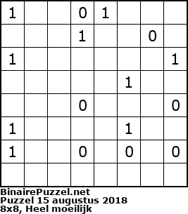 Binaire Puzzel