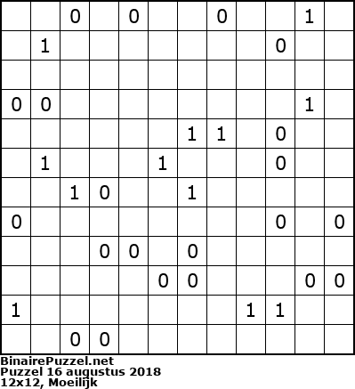 Binaire Puzzel
