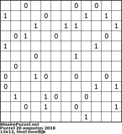 Binaire Puzzel