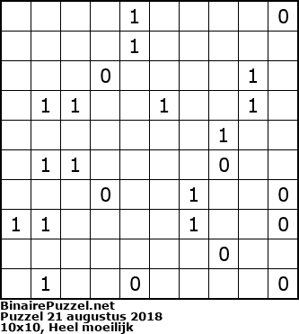 Binaire Puzzel