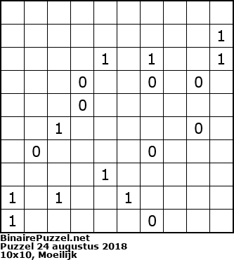Binaire Puzzel