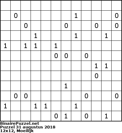 Binaire Puzzel