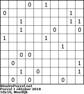 Binaire Puzzel