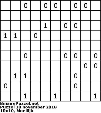 Binaire Puzzel