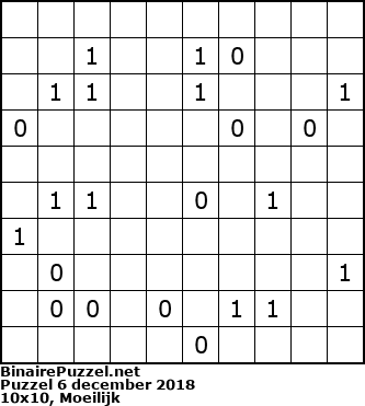 Binaire Puzzel