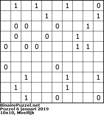 Binaire Puzzel