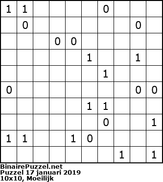 Binaire Puzzel